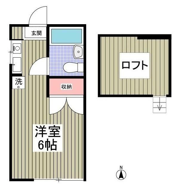 サニーサイド三田南Ａ 202号室 間取り