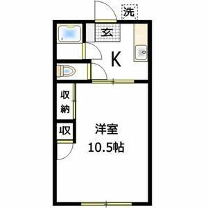 コーポ山田 202号室 間取り