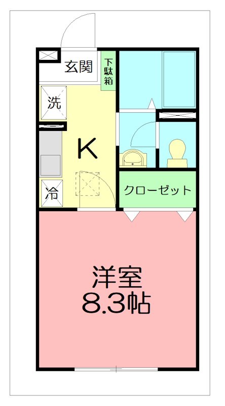アルスノーヴァ 101号室 間取り