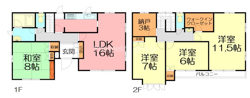 足立邸 間取り