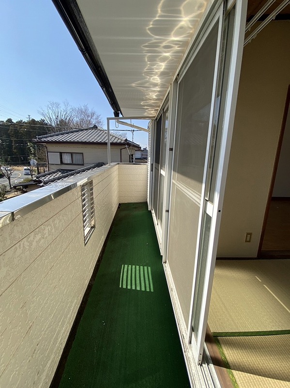 ビューハウスやわた ベランダ