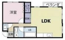 クロノス四之宮 203号室 間取り