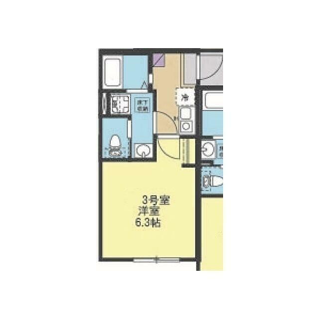 ウェリナ湘南 0203号室 間取り