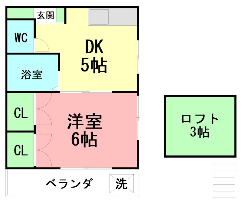 メゾン東海大学前駅第５ 201号室 間取り