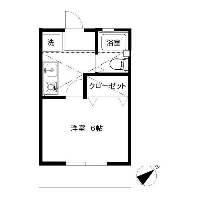 ラベンダー湘南Ⅱ 203号室 間取り