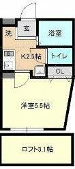 ソラティオ湘南 203号室 間取り