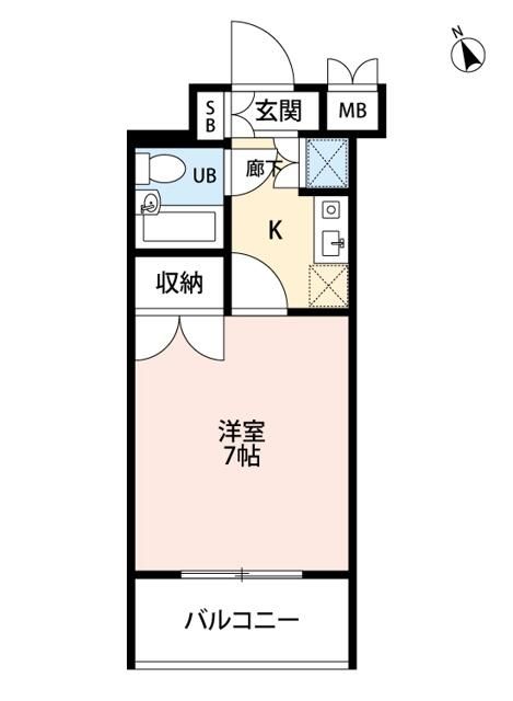 エスペランサ湘南 205号室 間取り