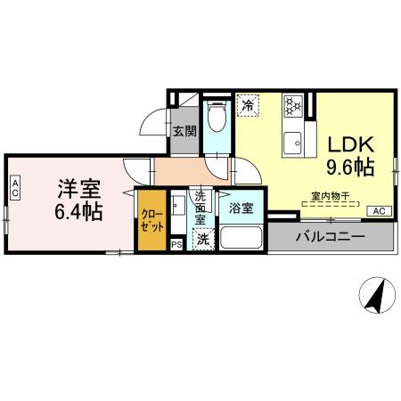 エーデル赤松町 302号室 間取り