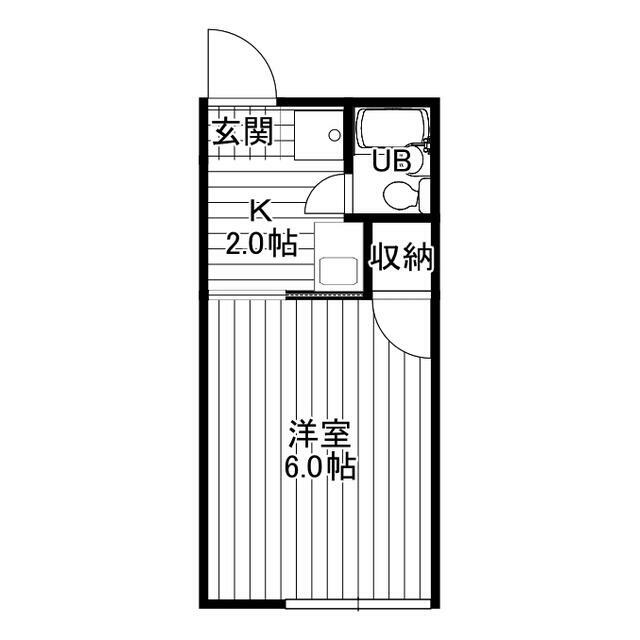 ハイユニメント平塚 103号室 間取り