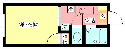 アネックスヒルズ 101号室 間取り