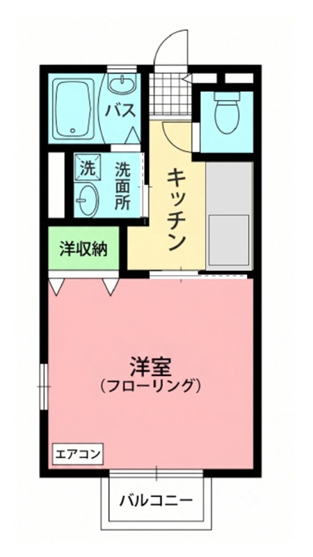エヴァーグリーン・フロレスタ 105号室 間取り