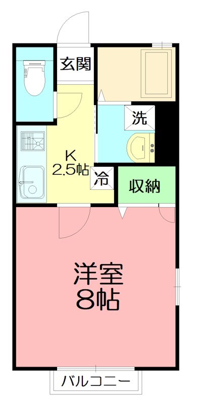 トレランツ 201号室 間取り