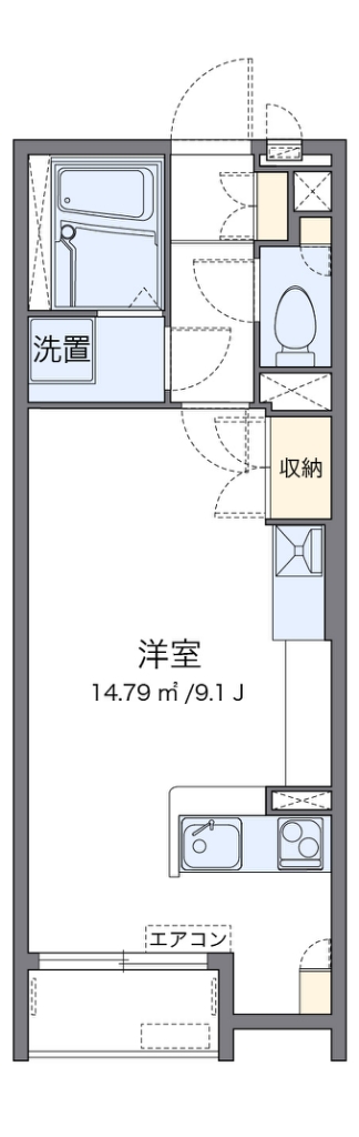 レオネクスト花桜 206号室 間取り
