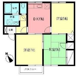エミネンス参番館 102号室 間取り