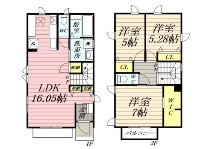 W.GreenCourt 間取り