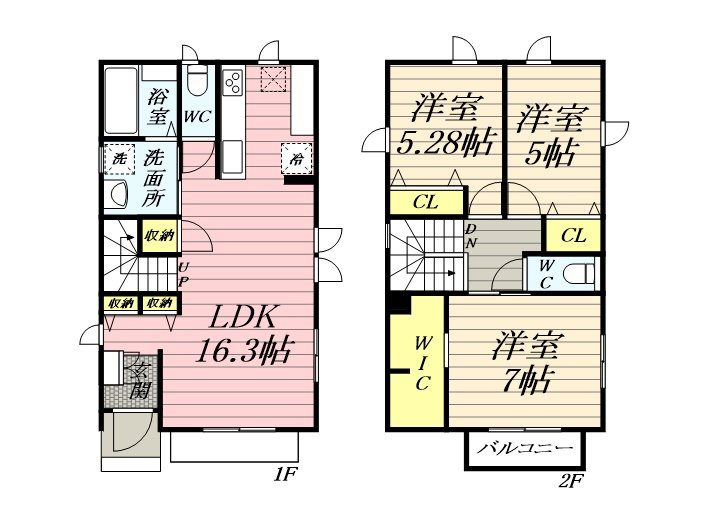 W.GreenCourt 間取り