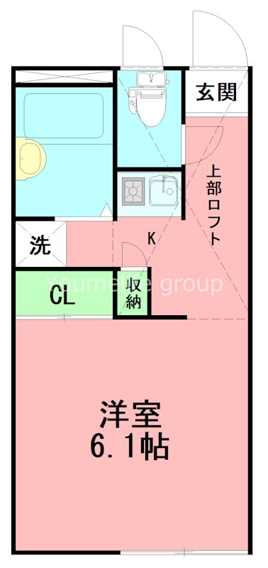 パレス泉Ⅲ 105号室 間取り