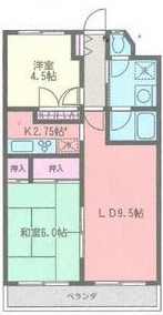 マルベリー平塚 202号室 間取り