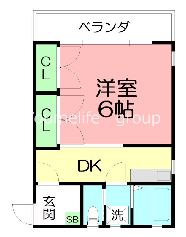 コーポまどか 103号室 間取り