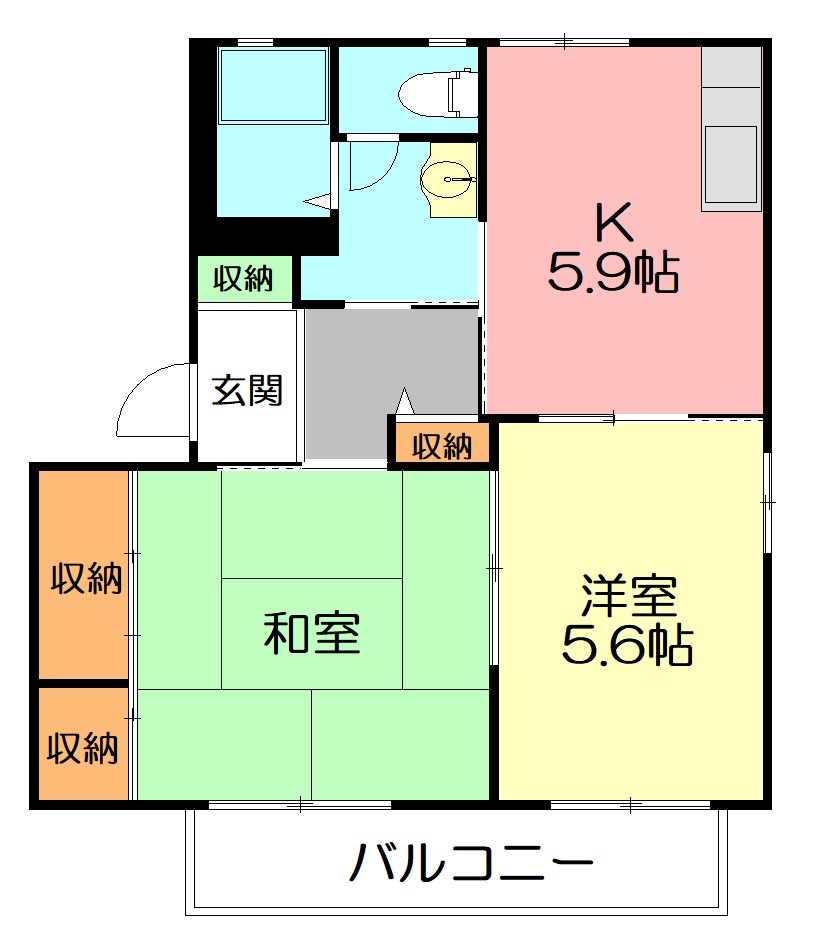 みもざレジデンス 00201号室 間取り