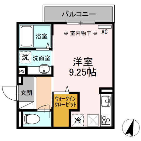 ポゥローニア湘南 101号室 間取り