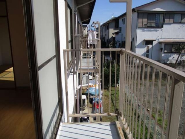 金平ハイツ ベランダ
