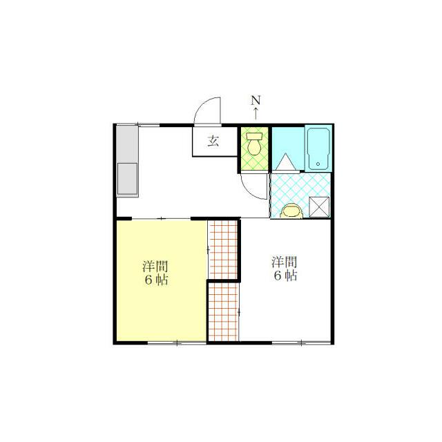 クレフォート緑園 103号室 間取り