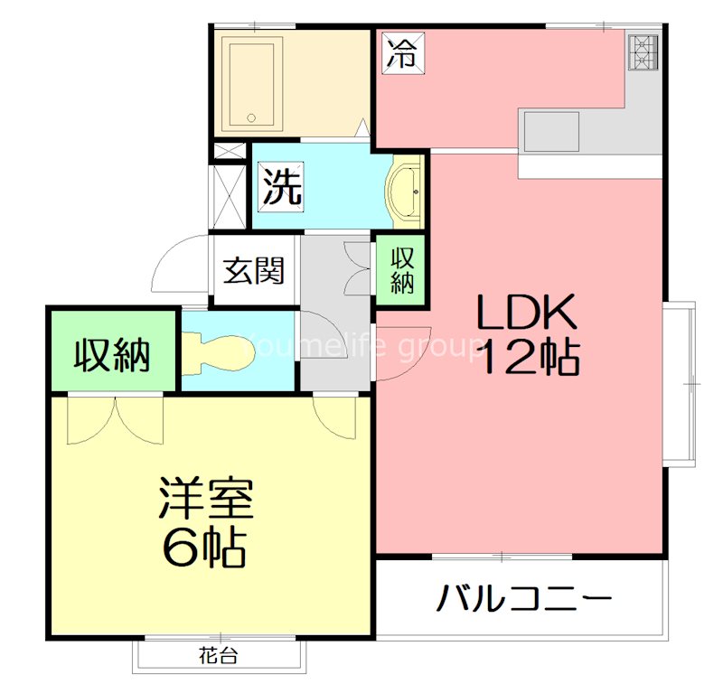 秦野ガーデンヒルズ 205号室 間取り