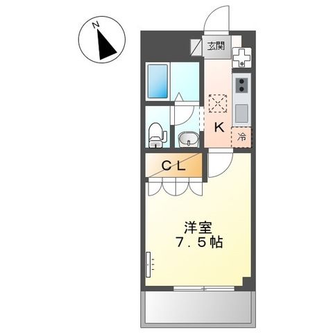 CASA　VERDE（カサベルデ） 103号室 間取り