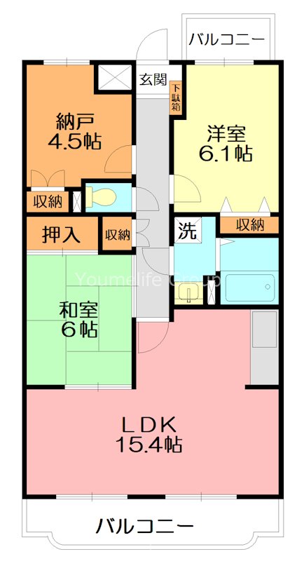 ル　ピリエ 204号室 間取り