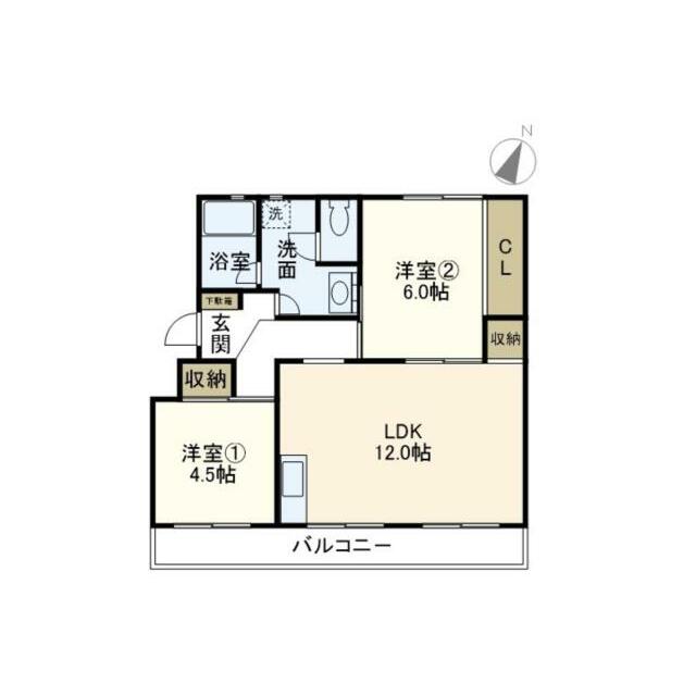 名瀬マンション 101号室 間取り