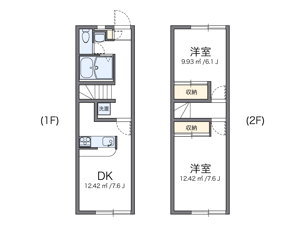 レオパレスボヌール 103号室 間取り