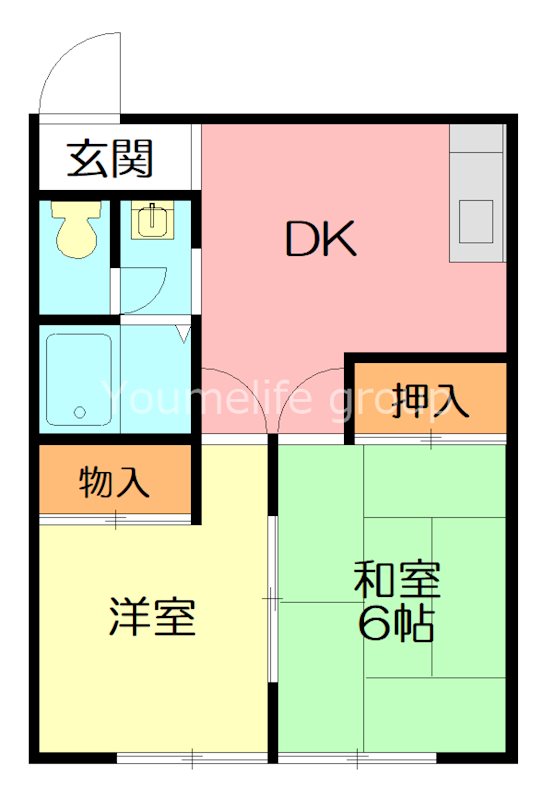 ハイツ古屋A 103号室 間取り