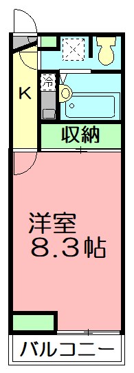 パティオ 204号室 間取り