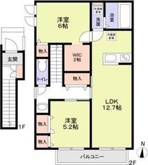 Bumblebee 102号室 間取り