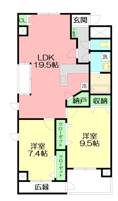 ラトゥール　レジュモー  901号室 間取り
