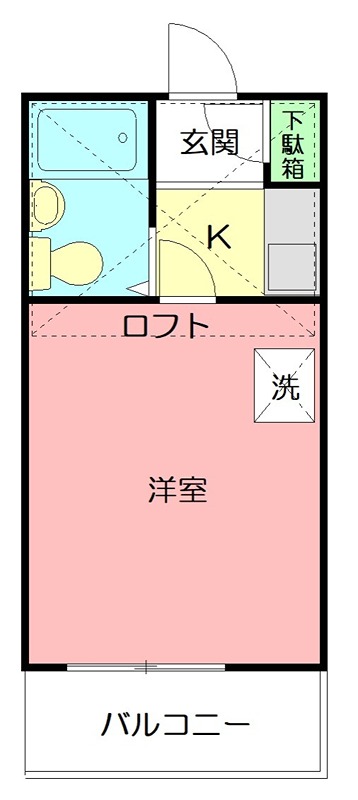 ＲＡＲＡ藤沢№２ 102号室 間取り