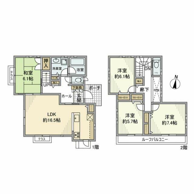 南舞岡戸建 間取り