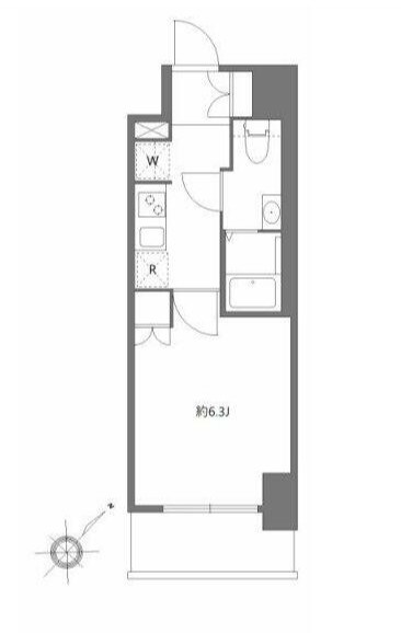 エヌステージ秦野駅前 0810号室 間取り
