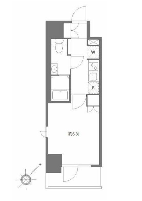 エヌステージ秦野駅前 0901号室 間取り