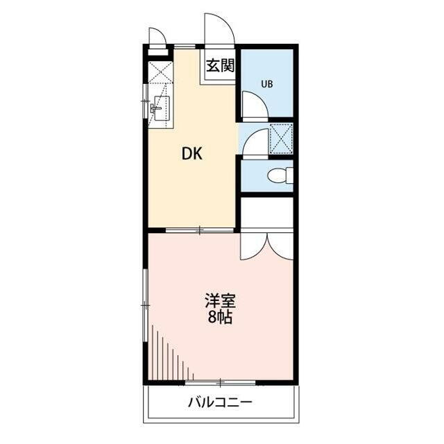 スカイブルー東海岸Ⅱ 101号室 間取り