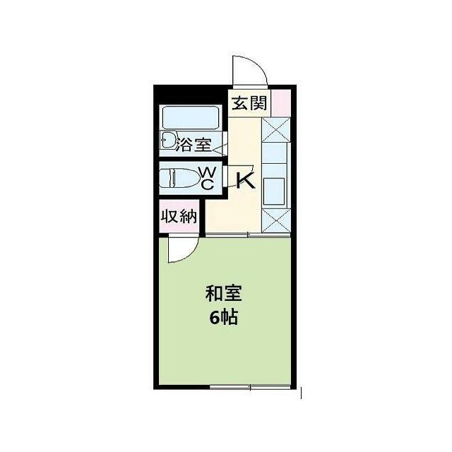 クロノス真田 203号室 間取り