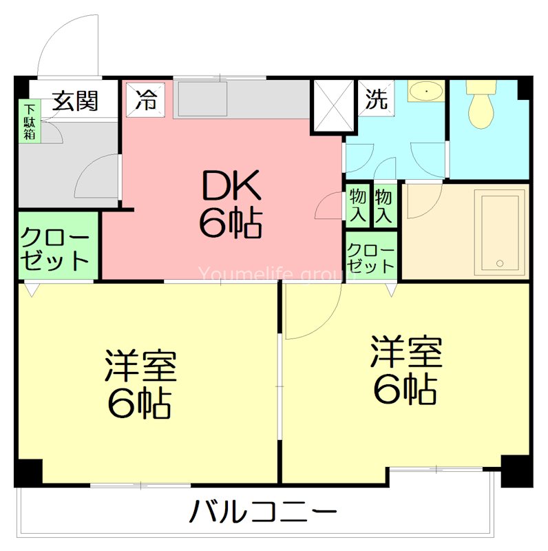 ビラタロス 404号室 間取り