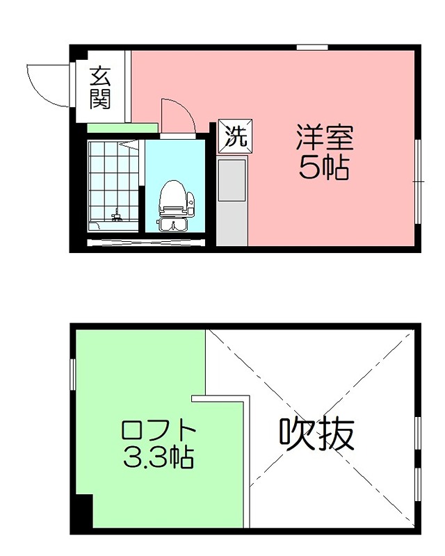 リオス長後  202号室 間取り
