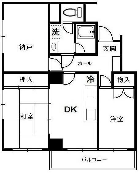 旭町武井ビル 502号室 間取り