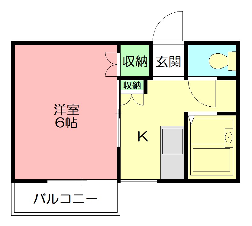 セレージュ湘南 202号室 間取り
