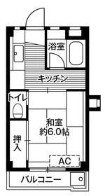 ビレッジハウス座間３号棟 201号室 間取り