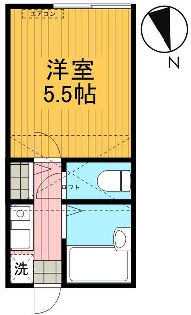 ラヴィー藤沢 102号室 間取り