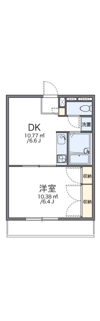 レオパレスＥＸＥ 208号室 間取り