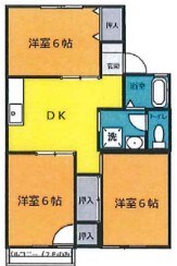 ユキボナールⅡ 202号室 間取り